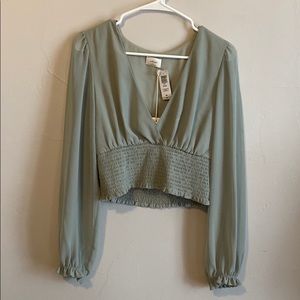 Wilfred Sheer Crop Top
